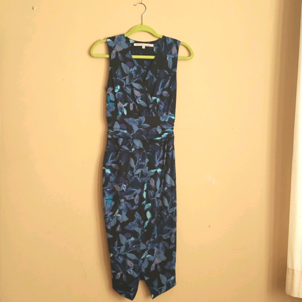 Faux wrap dress